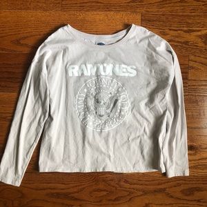 Lk New Girls Band Tee Ramones